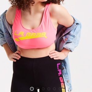 Hot pink LA GEAR F21 plus size sports bra